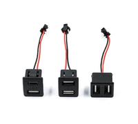 MIUYTRN 1PC Noir Double Couche USB Femelle Base Prise de Charge Prise de Courant avec connecteur de câble cuicui(Multicolor)