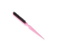 MIUYTRN Brosses à cheveux professionnelles, peigne for taquiner le dos, outils de coiffure à ligne fine, 4 couleurs, 1 pièces cuicui(Rose)