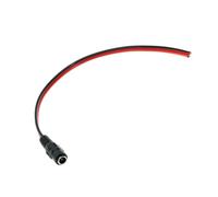 MIUYTRN Câble d'alimentation Femelle CC 5.5x2.1mm, Prise 12V, Adaptateur Femelle CC, connecteur de câble, caméra de vidéosurveillance, Prise CC Femelle 5.5x2.1 cuicui(Female Wire,2piece)