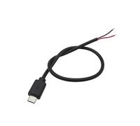 MIUYTRN Câble d'alimentation Micro USB 2 Broches 4 Broches Femelle mâle Jack Chargeur Cordon de Charge connecteur d'extension câble de données DIY 0,3 m 1 m cuicui(Micro USB Male 2P,1M)