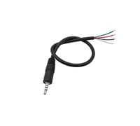 MIUYTRN Câble de connecteur Audio 2,5 mm Mono stéréo 2 pôles 3 pôles 4 pôles mâle Femelle Prise Jack rallonge 2/3/4 Broches Cordon de réparation DIY cuicui(2.5mm Male 4P)