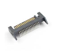 MIUYTRN Connecteur d'interface mâle à Angle Droit, 15 Broches, 15P, Simple rangée, Adaptateur de Port for Disque Dur, 90/180 degrés, 5 pièces cuicui(Mode C)