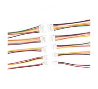 MIUYTRN Lot de 10 Paires de connecteurs MX2.0 2,0 mm 26 AWG 15 cm, fiche mâle et Femelle 3,7 V, câble de Charge de Batterie, Station d'accueil aérienne 2P, 3P, 4P, 5P, 6P cuicui(6P)