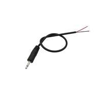 MIUYTRN Lot de 5 câbles Audio 2,5 mm 2/3/4 pôles mâle/Femelle, connecteur Jack Mono stéréo, for réparation de câbles d'écouteurs cuicui(2.5mm Male 2P)