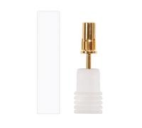 MIUYTRN Mandrin for ongles, petit Mini mandrin en acier for manucure, anneaux en papier de verre, support de foret, accessoires cuicui(Gold)