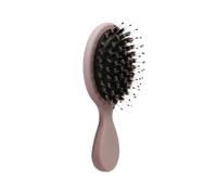 MIUYTRN Peigne à cheveux de poche Portable, brosse à cheveux for Salon de coiffure, shampoing, masseur, peigne en crin de cheval, outil de coiffure à la mode, santé cuicui(Bean Paste Purple)