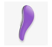 MIUYTRN Peigne à cheveux masseur de cuir chevelu brosse démêlante magique anti-vis antistatique outils de coiffure peigne à nœud de style professionnel cuicui(Purple)