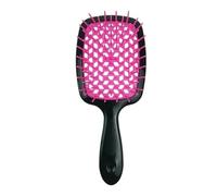 MIUYTRN Peigne de coiffure moelleux, peigne de coiffure creux, peigne lissant en nid d'abeille, brosse de Massage de tête en plastique, brosse creuse sèche et humide cuicui(Orange)