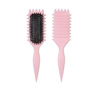 MIUYTRN Peigne de Massage du cuir chevelu à Airbag rose for femmes, peigne professionnel en plastique antistatique, multi-usages, à la mode cuicui(Rose)