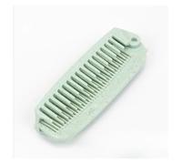 MIUYTRN Peigne de voyage pliant Portable en paille de blé, peigne de beauté for cheveux lisses et bouclés, peigne en plastique, accessoires for cheveux cuicui(Green)