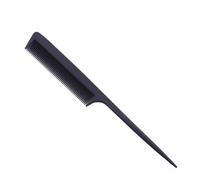 MIUYTRN Peigne noir à dents fines, épingle en plastique, antistatique, queue de Rat, 220x28x4mm, outils de beauté, 1 pièce cuicui