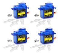 Miuzei 9G Micro Servomoteur à Engrenage Métal pour Avion RC & Modélisme