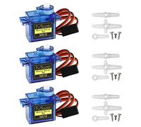 Miuzei 9G Micro Servomoteur à Engrenage Métal pour Avion RC & Modélisme