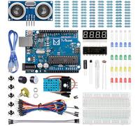 Miuzei Kit de Démarrage Électronique avec Microcontrôleur R3, 203 Composants