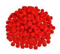 MIVAIUN 1000 Pièces Mini Pompoms Petits 10 mm Pom Poms de Noël Pom Pom Duveteux pour Décor Art Bricolages pompons pour loisirs créatifs DIY Creative Décoration Artisanat Fabrication(Rouge)