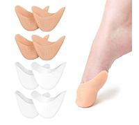 MIVAIUN 4 Paires de Protections d'orteils Doux Protecteur en pour Pointe des Pieds Footful Capuchons d'orteils Protecteurs pour Pointes des Pieds Chaussures de Danse Ballet Pointu