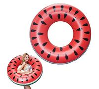 MIVAIUN 75 cm Anneau de Natation pour Adultes, Bouée Pastèque, Anneau de Natation Piscine Gonflable, D'été Eau Jouet, Jouets de Bain pour Décorations de Fête de Piscine Plage (75cm)