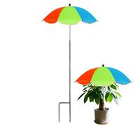 mivceklw Adjustable Plant Shade Umbrella, UV-Resistant Sun Protection for Potted Plants, Flowers, Vegetables, Shrubs, Seedbeds, Greenhouse, Outdoor Sunshade for Garden, Houseplants