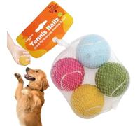 mivceklw Aggressive Chewer Ball, Dog Ball Toys, Interactive Pet Toys, Squeaky Pet Ball, Puppy Balls, Tough Dog Toys, Pet Fetch Balls, Dog Exercise Balls, Chewable Dog Balls, Pet Training Ball,