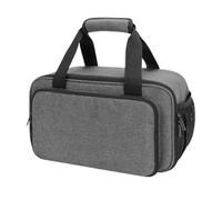 mivceklw Art Supply Storage Organizer Bag, Large Capacity Craft Tote with Compartments for Paints, Brushes, Drawing Tools, Portable Art Case for Travel, School, Teachers, 13.98x8.66 inches