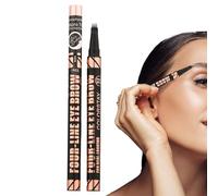 mivceklw Brow Pen, Waterproof Liquid Brow Pen with 4 Tips, Long-Lasting Contouring Tool for Men & Women, Compact and lightweight, Perfect Present for Makeup Lovers