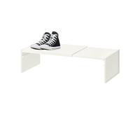 mivceklw Cabinet Shelf Expandable, Stackable Kitchen Shelf, Space Saving Pantry Shelves, Expandable Storage Rack with Heavy Duty Yet Lightweight Design for Efficient Organization