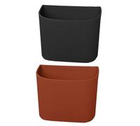 mivceklw Car Trash Can, Hanging Garbage Bin, Leakproof Storage Foldable Organizer, Auto Litter Container for Trucks, and Sedans, 5.71x7.28x4.33 Inches