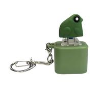 mivceklw Clicking Fidget Toy, Stress Relieving Frog Keychain, Glow and Sound Sensory Feature Kids Adults Offices Travel Use for School Workplace Classroom Backpack Entertainment