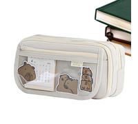 mivceklw Cute Panda Pencil Case, Large Capacity Pencil Case for Students, Portable Zipper Pencils Organizer Pouch, Multiple Compartments Pencil Organizer Pouch 8.66x5.12 Inches for Pencils, Pens,