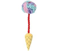 mivceklw Dog Ice Cream Puzzle Toy, Colorful Pet Snuffle Toy, Funny Food Plush Toy, Ice Cream Cone Pet Play Toys 41x12x10cm for Indoor Dogs, Present, Outdoor, Home, Living Room