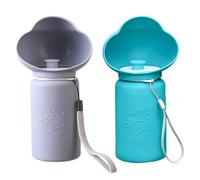 mivceklw Dog Water Bottle, Portable Dispenser, Foldable Container, Leakproof Design Lightweight Build for Travel Hiking Camping Outdoor Adventures, 9.25x4.33x3.15 inches