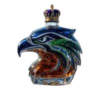 mivceklw Eagle Decanter, Elegant Eagle-Shaped Wine Bottle, Artistic Glass Jar Display and Pouring Special Design Accent for Bar Decor for Weddings Gatherings Parties Home Business Use