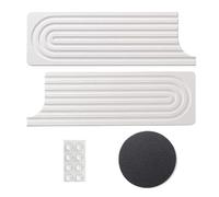 mivceklw Faucet Mat, Diatomite Sink Protector, Splash Guard, Fast Drying Absorbent Drip Catcher Tray Anti Slip Stone Pad for Bathroom Kitchen Counter Use, 15.75x3.94x0.35 inches
