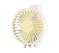 mivceklw Hand-Held Fan, Usb Rechargeable Fans, Portable Foldable Fans for Travel, Small Personal Face Fan, Three Wind Speed for Outdoor, Beach, Walking, Camping, and Hot Weather Use, 1 Piece