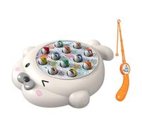 mivceklw Kids Magnetic Fishing Game Toy Set, Educational Color Matching Activity, Brain Development Pool Playset, Provide Education for Children, Made of Abs Material, 9.25 * 8.26 * 1.18in