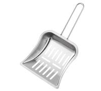 mivceklw Litter Scoop for Multi-Cat Household, Cat Litter Scooper with Long Handle, Cat Litter Cleaning Scoop, Litter Scoop with Sifting Tray, Adjustable Handle Litter Scoop, Metal Litter Scoop