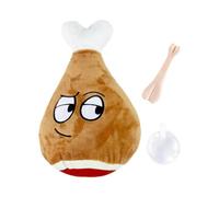 mivceklw Pet Chewing Plush, Puppy Stuffed Doll, Interactive Dog Toy, Stress Relief Dog Toy, Food-Shaped Dog Toy, Dog Teething Plush, Food-Shaped Teething Plush with Sound for Puppies