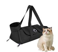 mivceklw Portable Cat Carrier, Foldable Pet Carrier, Ergonomic Cat Carrier, Cat Travel Carrier, Portable Cat Carrier with Carrying Strap For Easy Outdoor Adventures