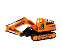 mivceklw Push Powered Toy Digger, Kids Excavator Vehicle with Movable Arm, Construction Site Simulation Car for Toddler to Play in Garden Backyard Or Sandbox, 8.07 inches, 1 Piece