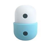 mivceklw Silicone Food Dispensing Ball, Pet Treat Puzzle Toy, Slow Feeder, Interactive Teething Toy Durabled Non Toxic Design Ideal for Puppy Development, 3.15x2.87x4.61 inches