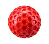 mivceklw Squeaky Dog Chew Toy, Interactive Teething Ball, Sturdy Puppy Plays Toy for Small, Medium, Large Dogs, Soft Rubber Pet Toys for Teeth Cleaning and Stress Relief