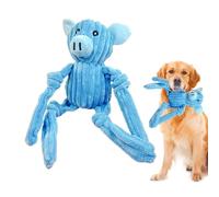 mivceklw Squeaky Dog Toys, Pet Chew Toy, Aggressive Dog Chewer Small Pet Chewy Tool with Built in Squeaker and Soft Plush Material for Tiny, Medium, and Large Dogs, 14.57x3.94 inches
