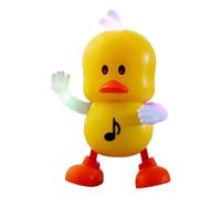 mivceklw Toddler Sensory Toys, Dancing Duck Musical Toy, Interactive Light-Up Activity Toy, Fun Sound Effects, Early Learning Development Aid, PP, PU Material, 5.51x3.94x8.66in