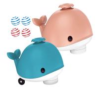 mivceklw Whale Floating Ball, Electric Floating Toy, Animal Balancing Ball with Music and Sound Function for Keeping Cats, Kittens, Or Small Pets Entertained, 1 Piece