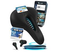 MIVELO Comfort PRO - Selle de vélo en mousse à mémoire de forme - Selle de vélo pour femme - Selle de vélo pour homme et femme - Confortable et ergonomique