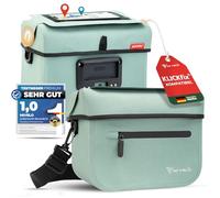 MIVELO Sacoche de guidon de vélo, 100 % étanche, 7 litres, compatible avec vélo électrique (menthe)