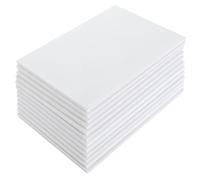 MIVIDE 20pcs Carton Plume A5, 14.8 x 21cm Plaque Polystyrène Blanc, Carton Plume Blanc 5mm, Plaque Mousse pour Montage, Artisanat, Publicité, Art, Affichage