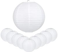 MIVIDE Lanterne Papier 25cm, Boule Papier Chinoise, 20pcs