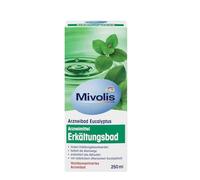 Mivolis Bain Médicinal à l'Eucalyptus, Soulagement du Rhume, Huile Essentielle Naturelle, 250 ml