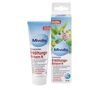 Mivolis Baume de Refroidissement N, Médicament pour Rhume et Bronchite, Sans Conservateurs, 75ml, Pour Adultes et Enfants dès 2 Ans